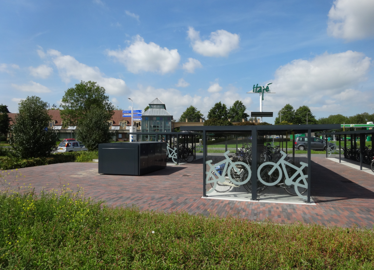 Topsafe fietskluis bij busstation Joure