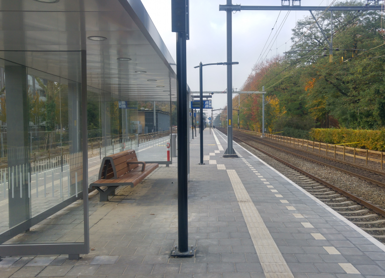 Wachtruimte station Tilburg Uni