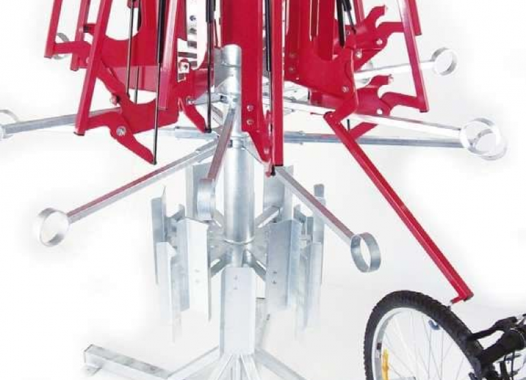 Carrousel - Lift - verticaal fietsparkeren