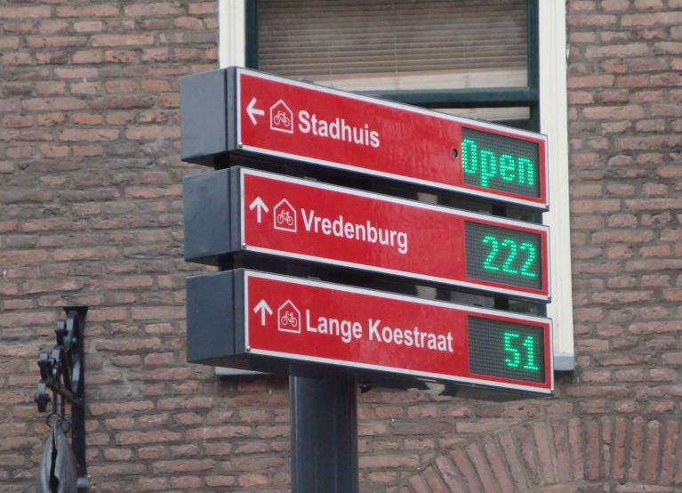 Fiets route informatie systeem Utrecht