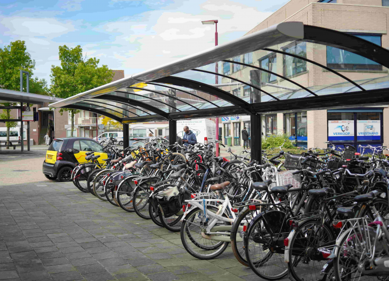 Weerdstede Nieuwegein fietsoverkapping